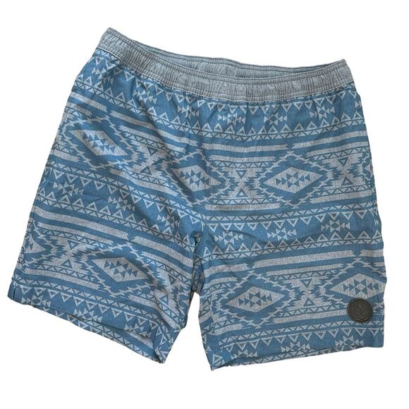 Chubbies Blue Patterned Athletic Shorts - Picture 1 of 6